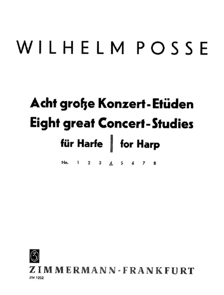 Acht große Konzert-Etüden