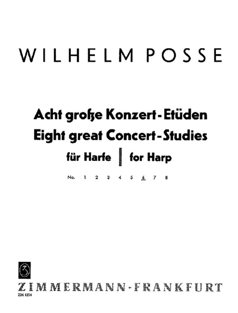 Acht große Konzert-Etüden