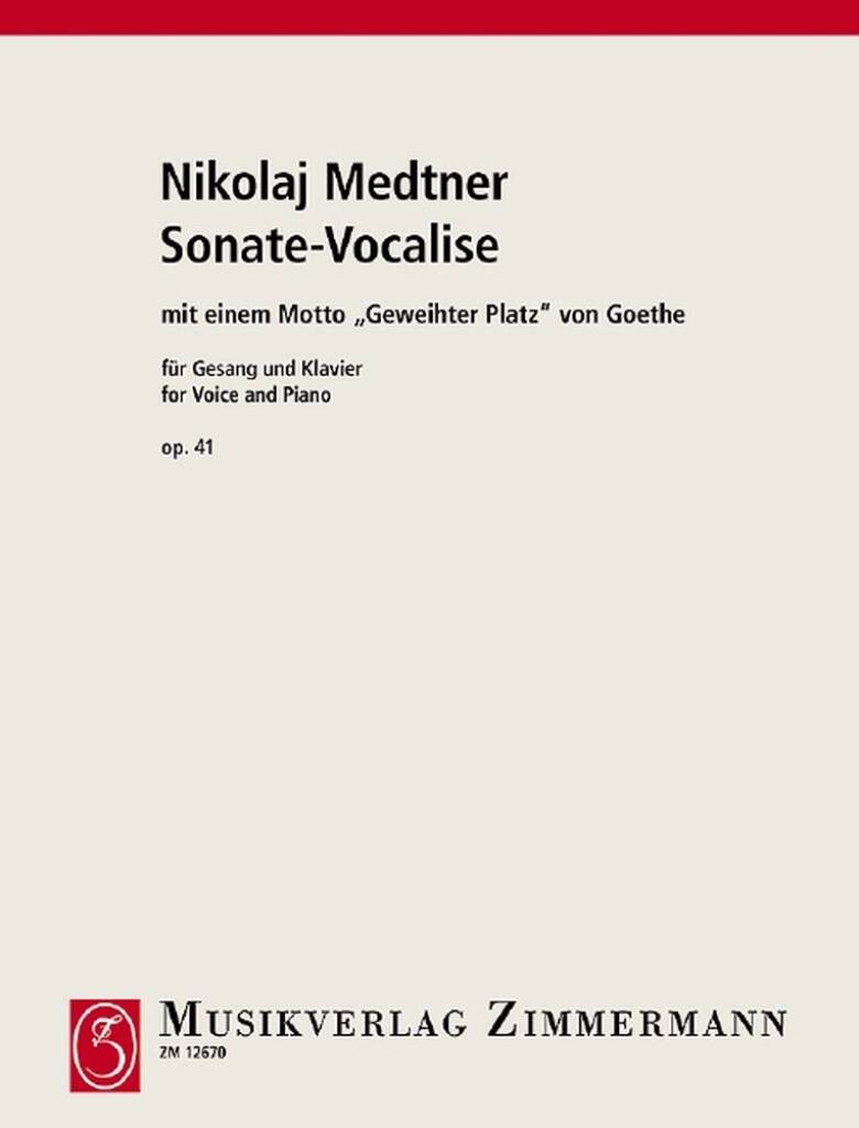 Sonate Vocalise op. 41/1