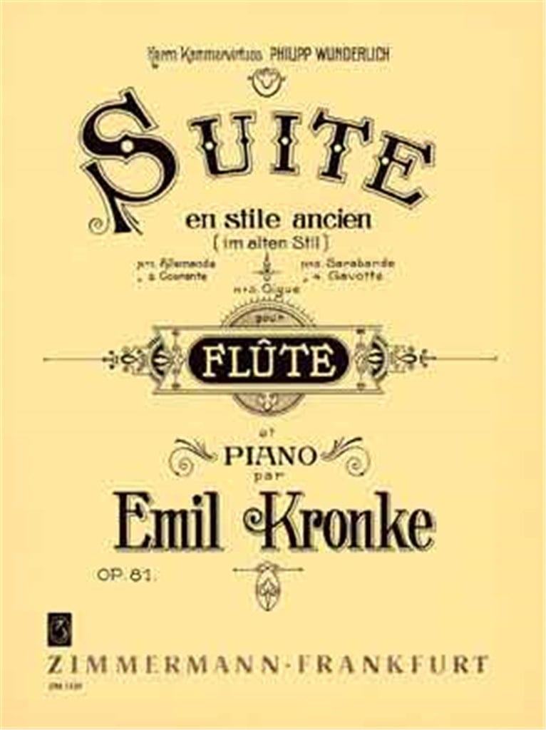 Suite Im Alten Still Op.81