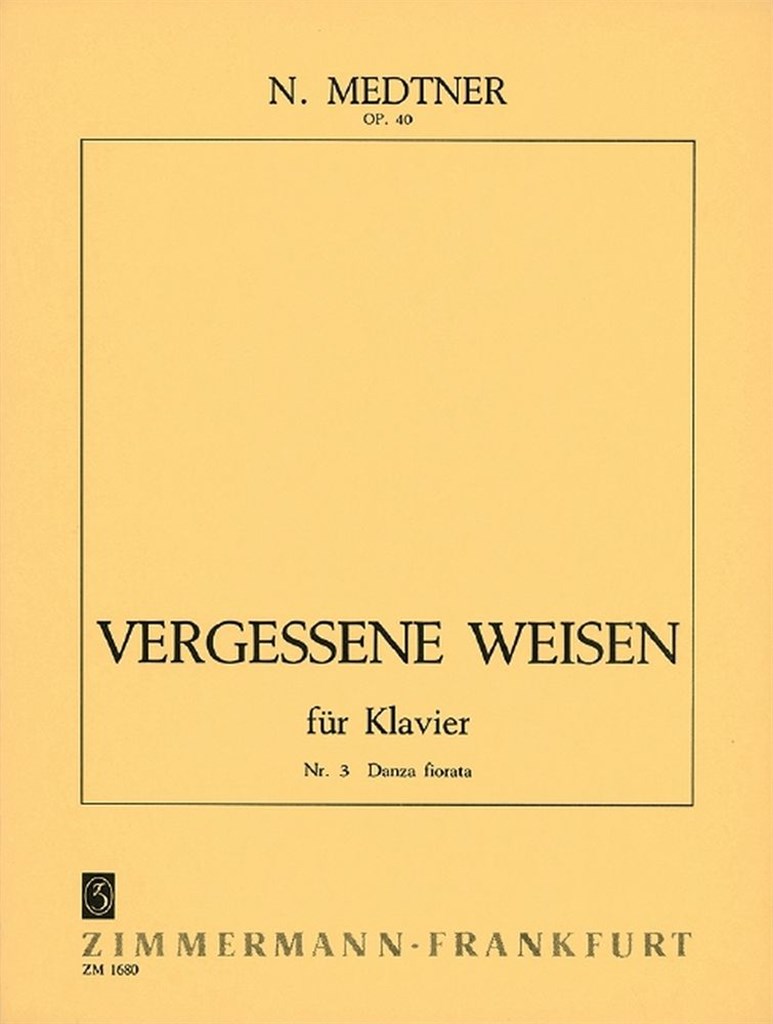 Vergessene Weisen op. 40