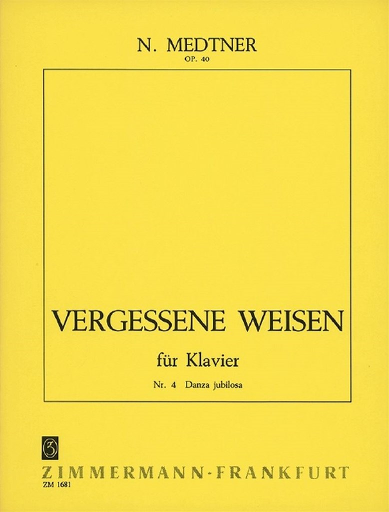 Vergessene Weisen op. 40