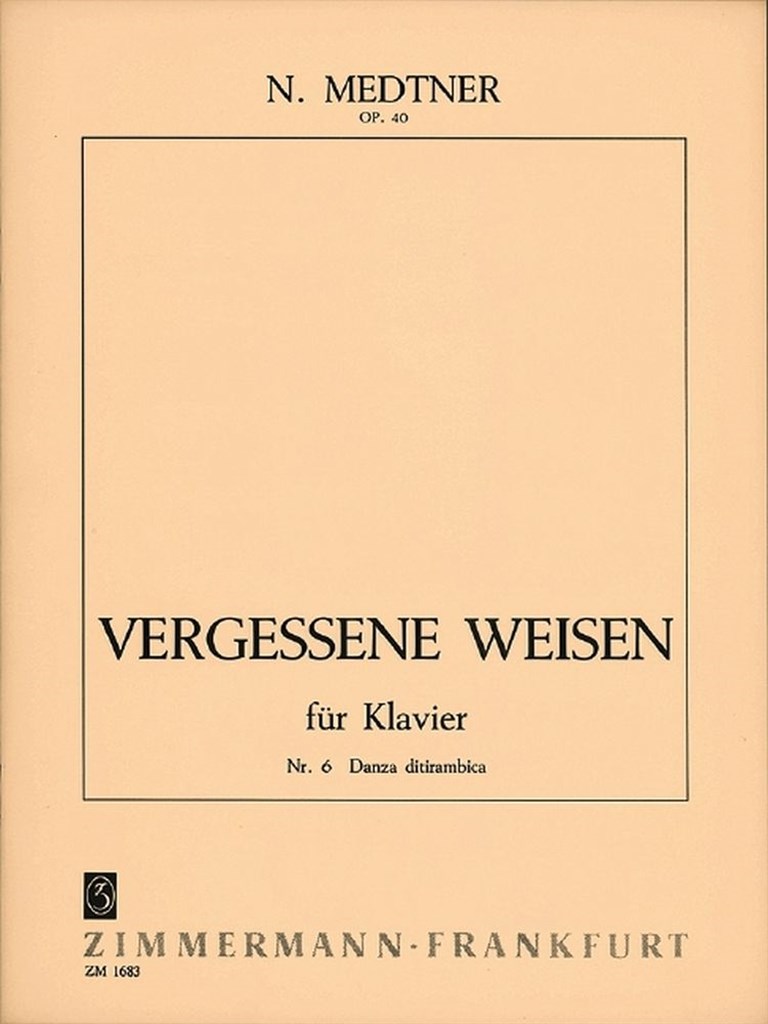 Vergessene Weisen op. 40