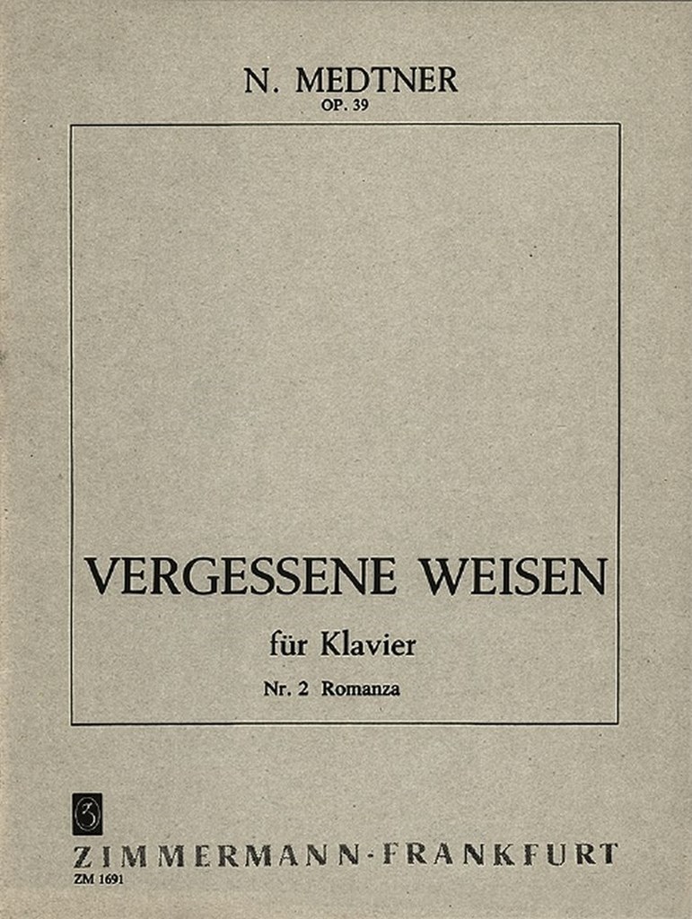 Vergessene Weisen op. 39