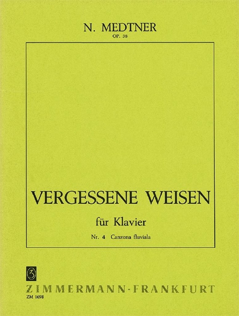 Vergessene Weisen op. 38 Nr. 4