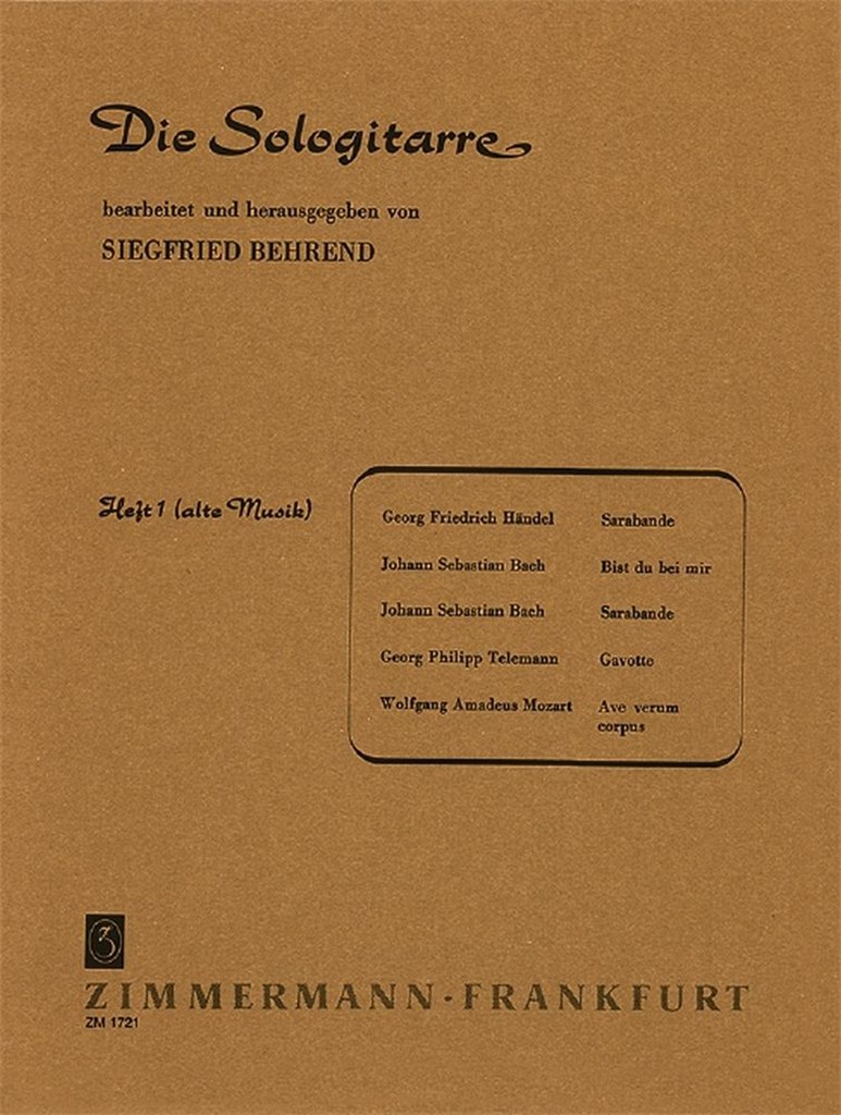 DIE SOLOGITARRE Heft 1