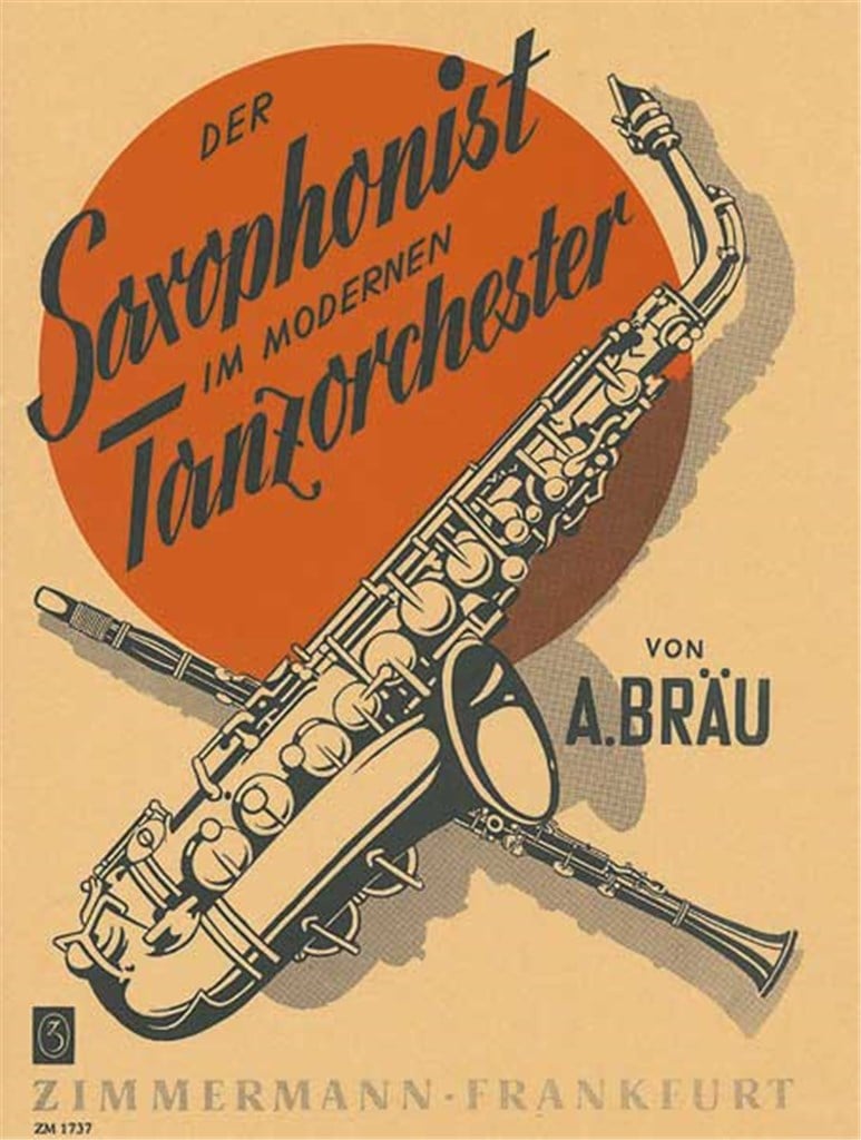 Saxophonist Im Modernen Tanzorch