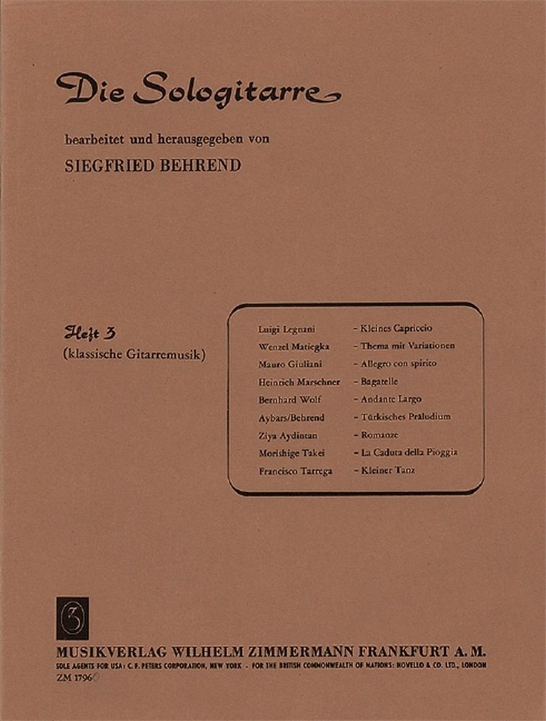 DIE SOLOGITARRE Heft 3