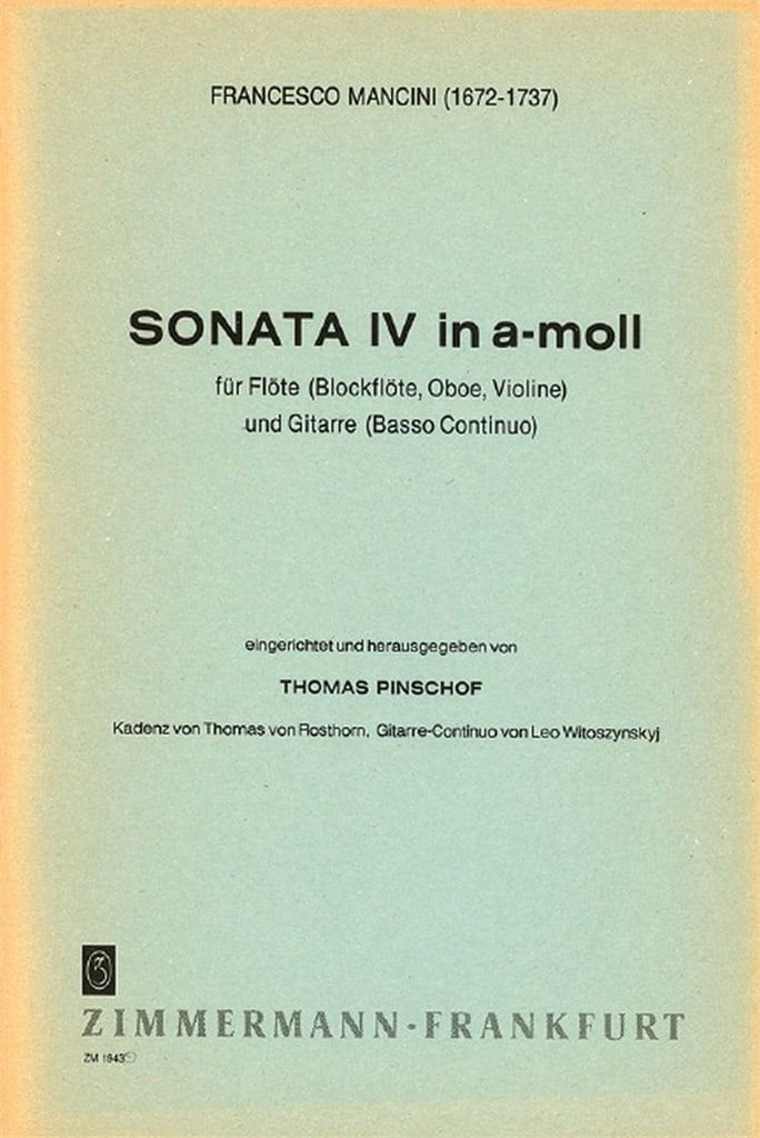 Sonata IV a-Moll