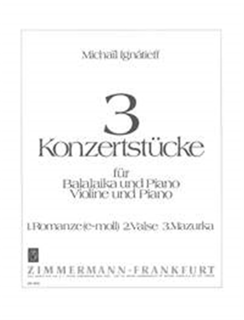 Drei Konzertstücke