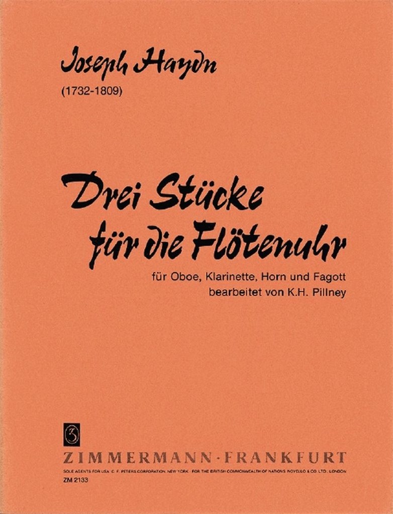 Drei Stücke für die Flötenuhr
