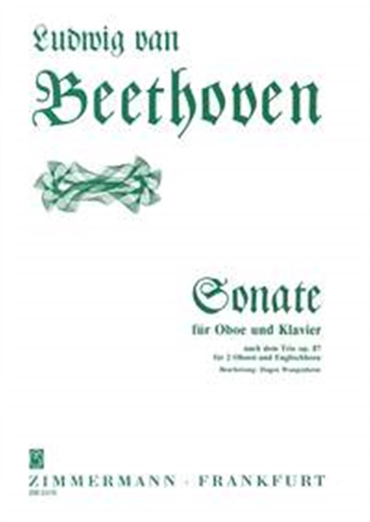 Sonate nach dem Trio op. 87
