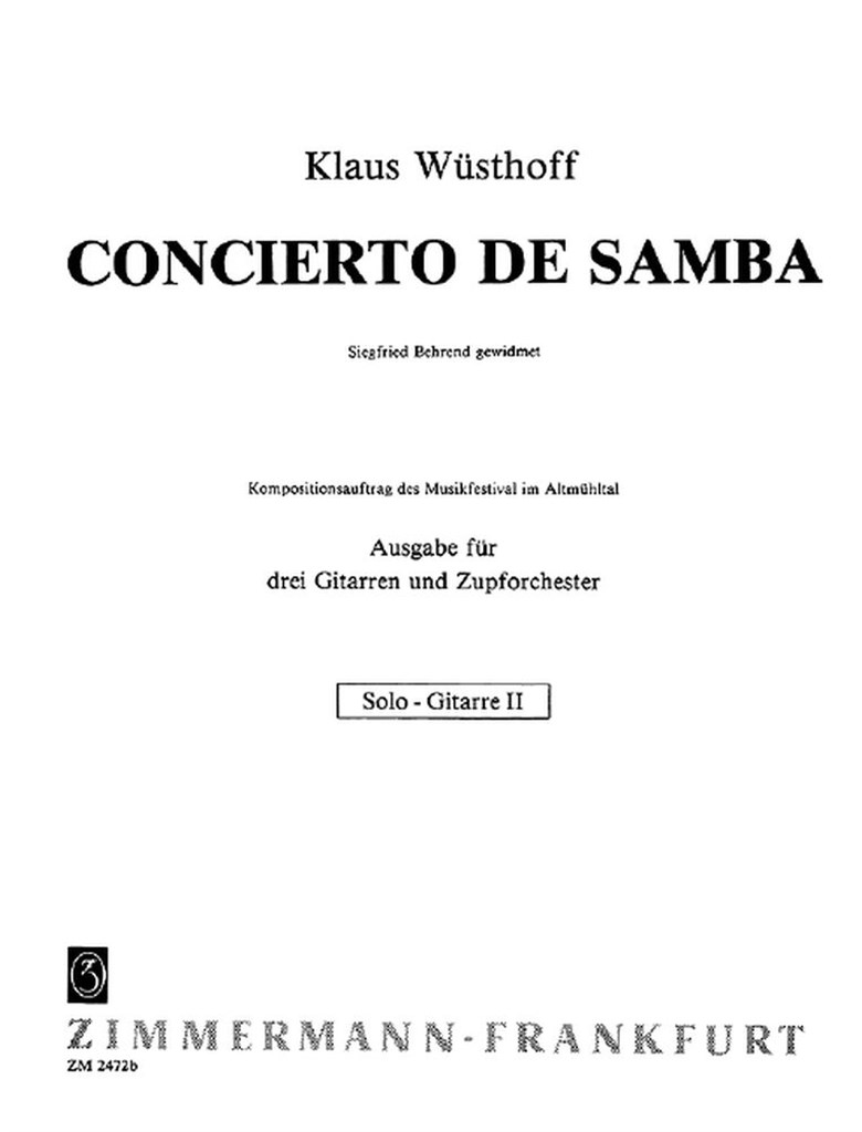 Concierto de Samba