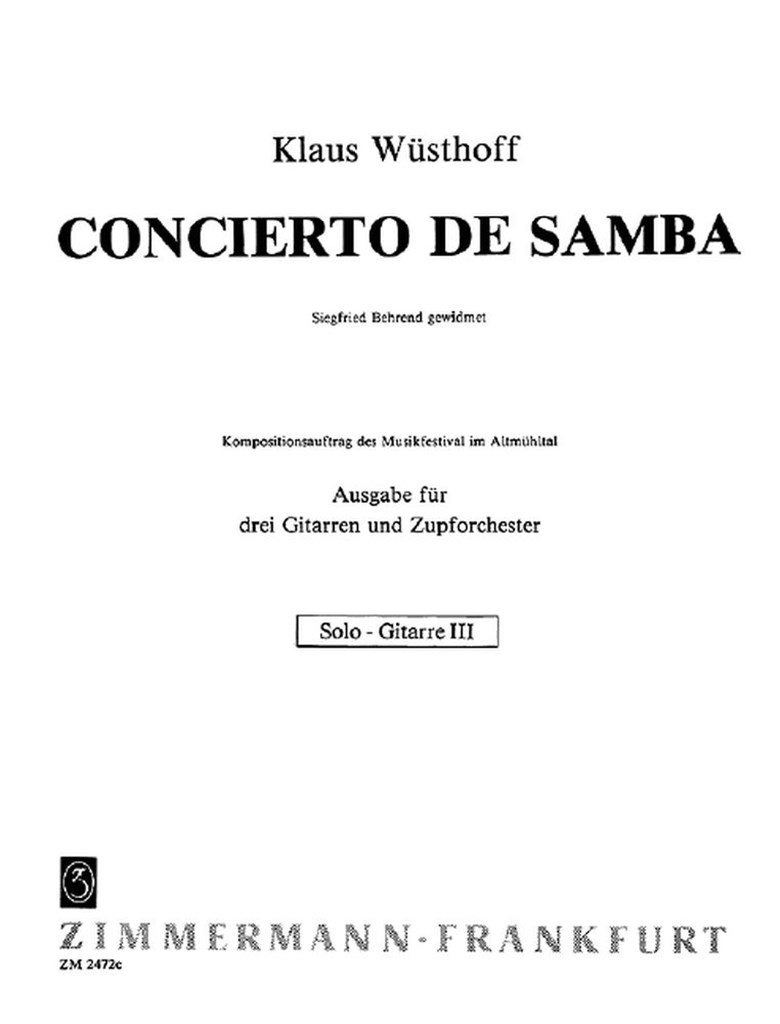 Concierto de Samba