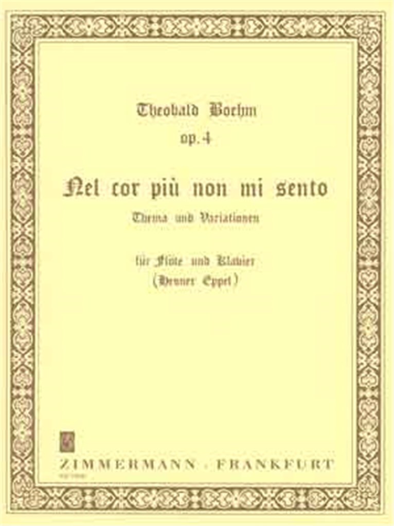 Nel Cor Piu Non Mi Sento Op.4