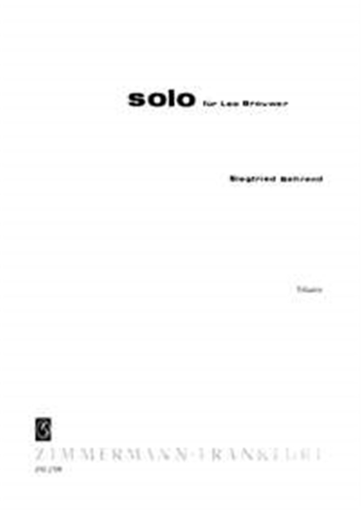 Solo für Leo Brouwer