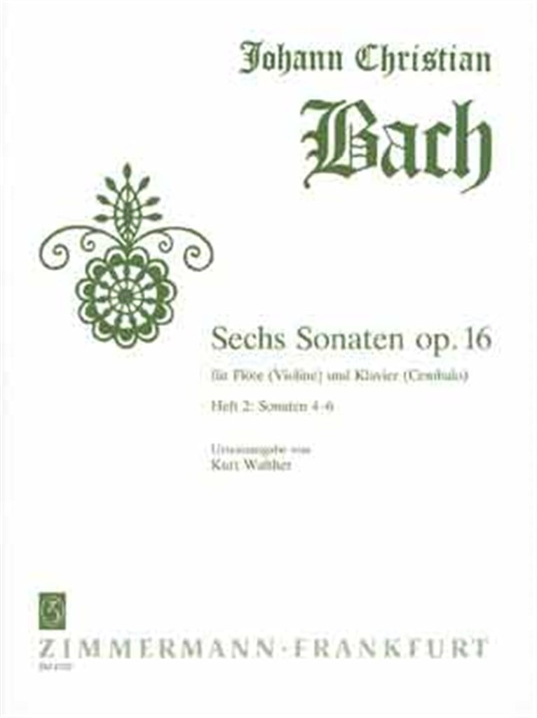Sonaten(6) 2 Op.16 (J.C.)