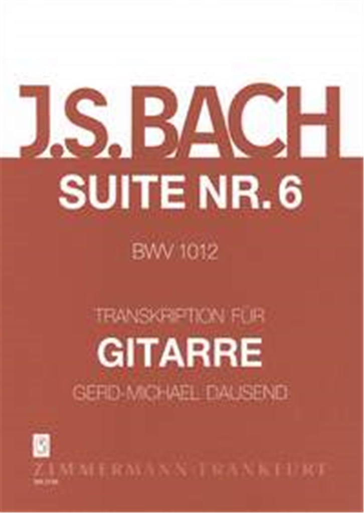 Sechs Suiten BWV 1012