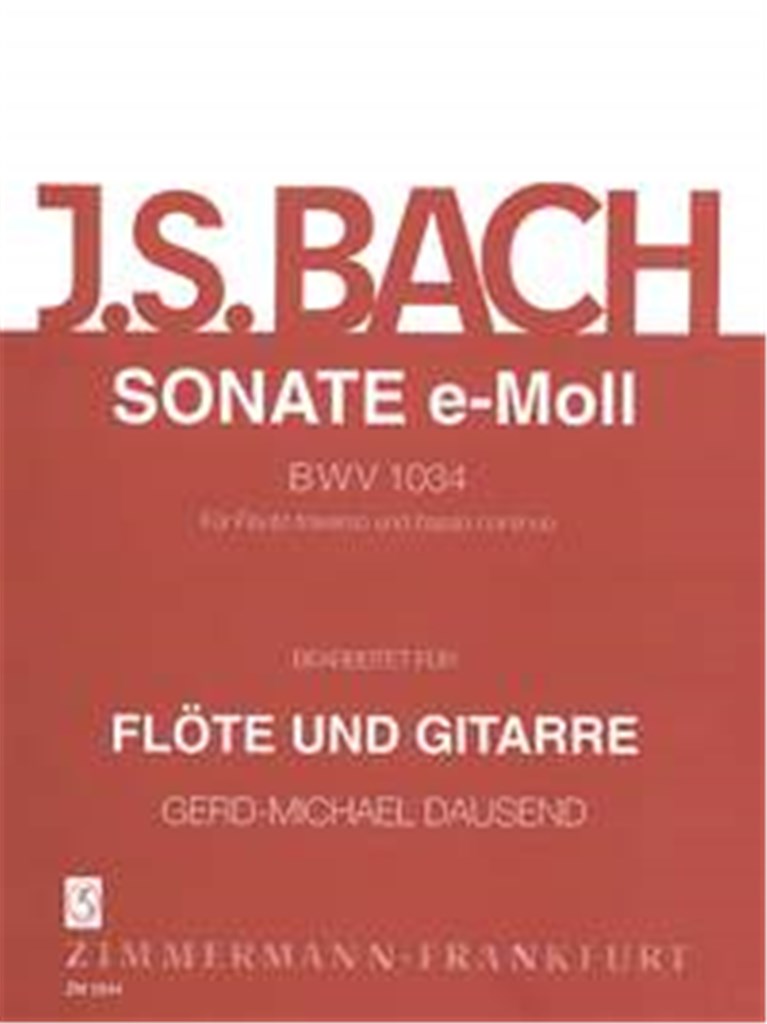 Sonate e-Moll BWV 1034