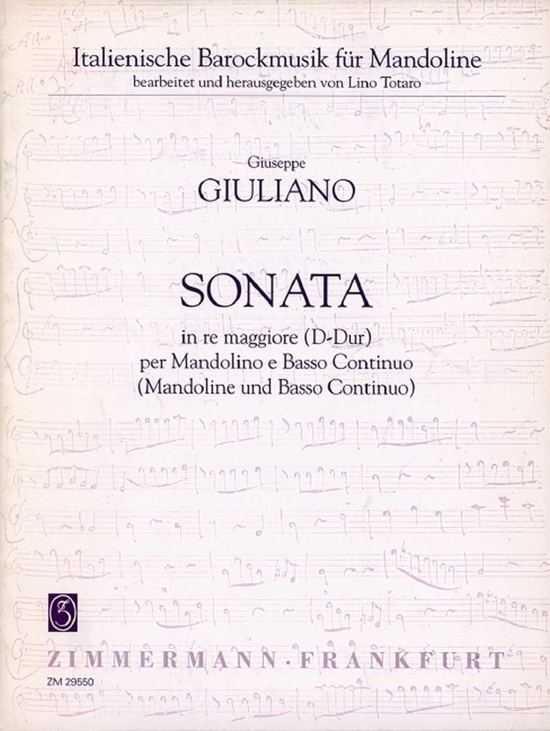 Sonata di Mandolino e Basso Continuo