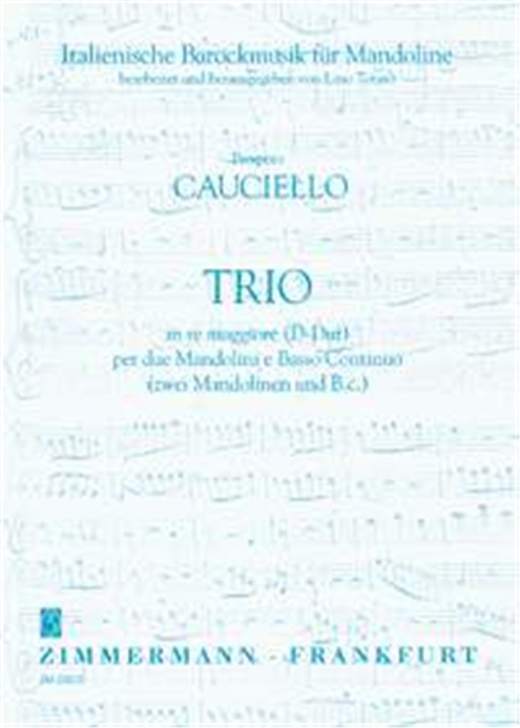 Trio per due Mandolini e Basso Continuo