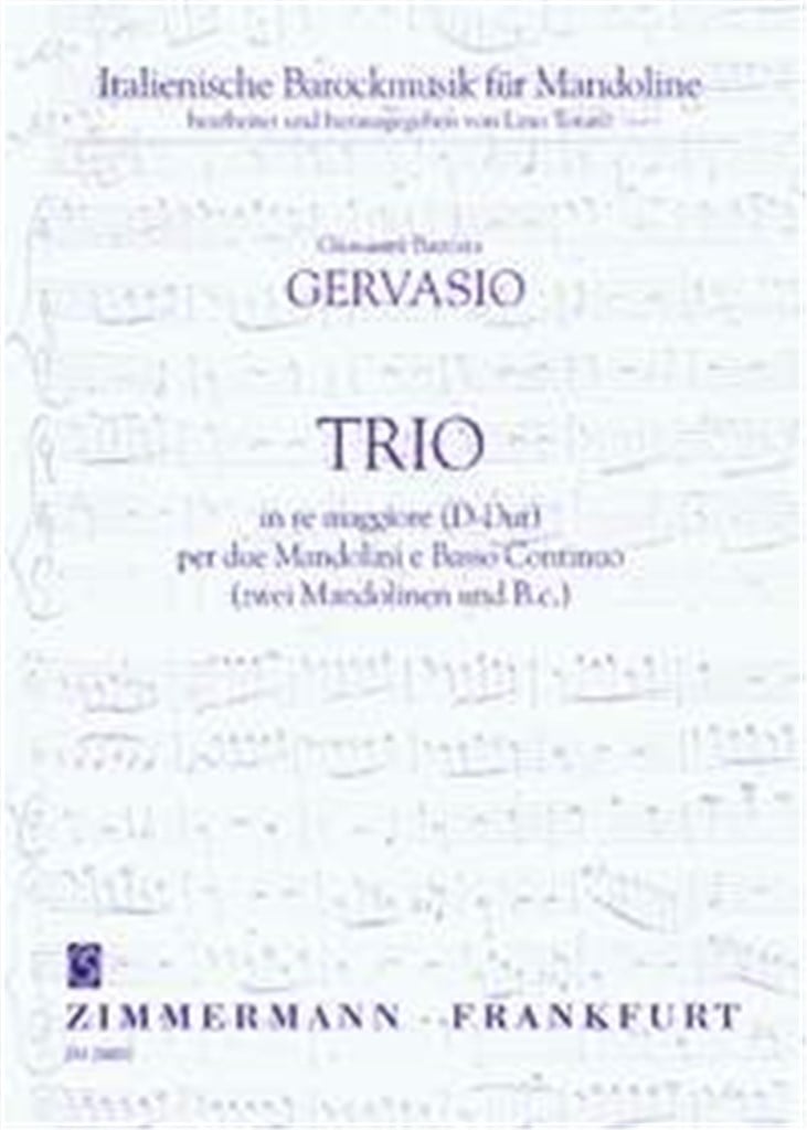 Trio per due Mandolini e Basso continuo