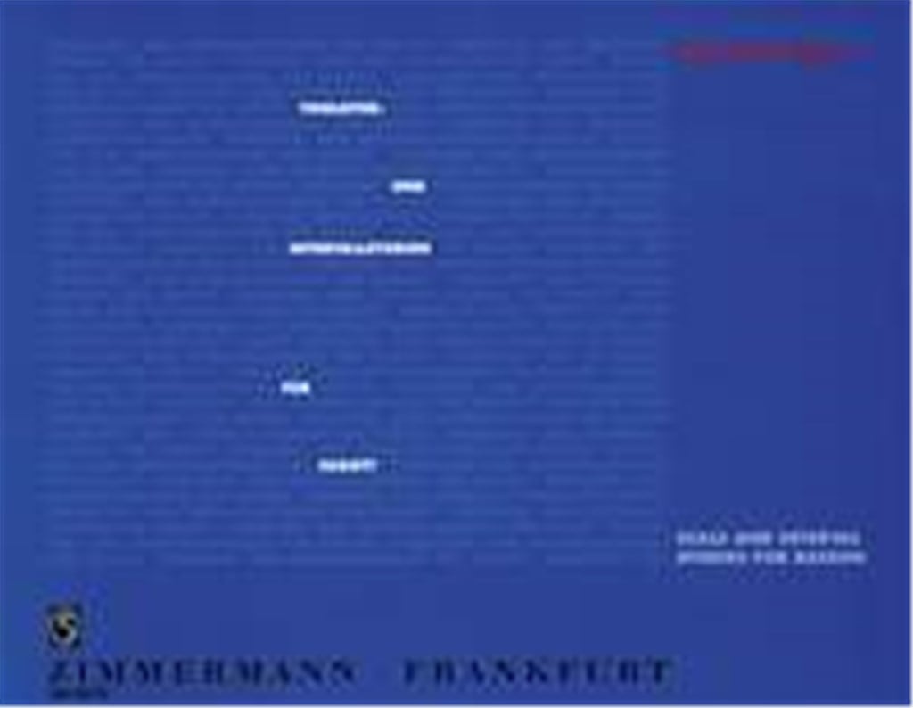 Tonleiter- und Intervallstudien