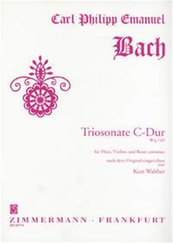 Triosonate C-Dur Wq 149