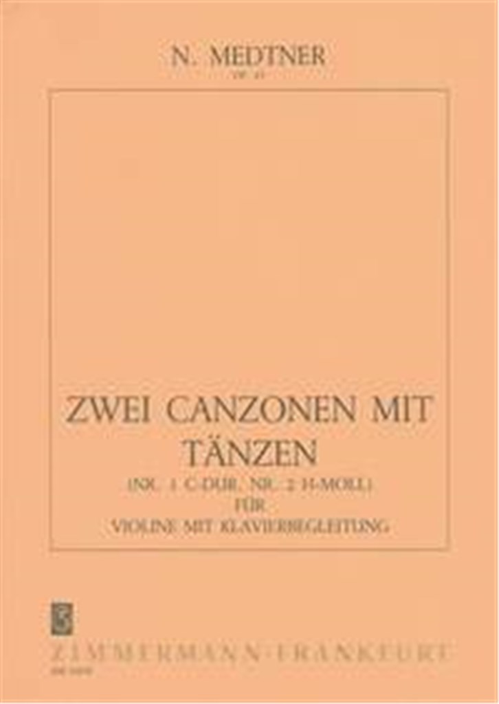Zwei Canzonen mit Tänzen op. 43