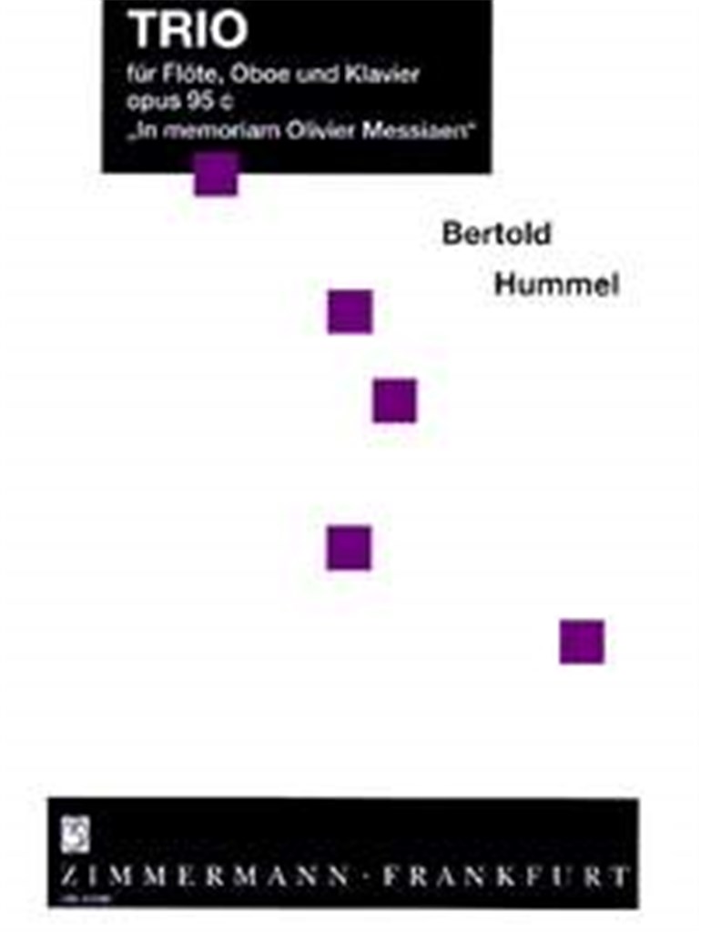 Trio In memoriam Olivier Messiaen op. 95c