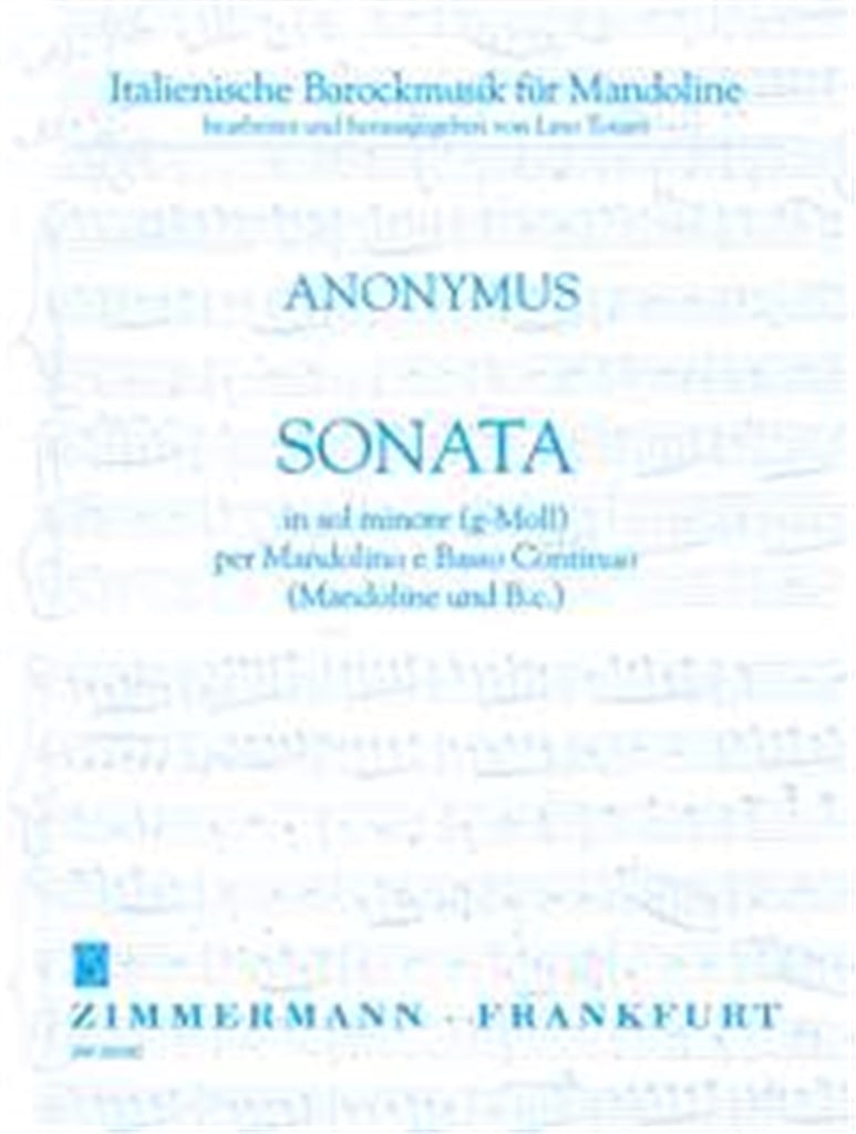 Sonata in sol minore (g-Moll)
