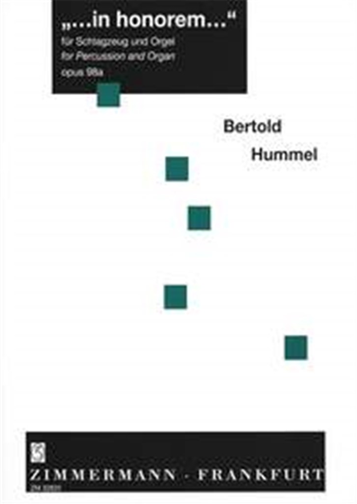 in honorem op. 98a