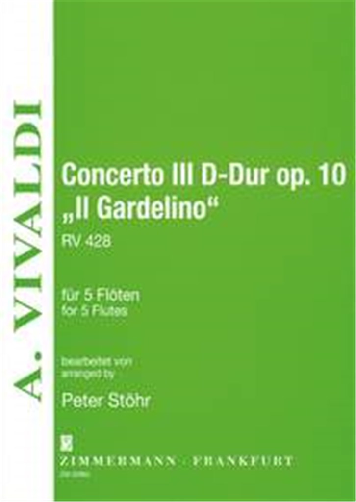 Concerto III D-Dur Il Gardelino