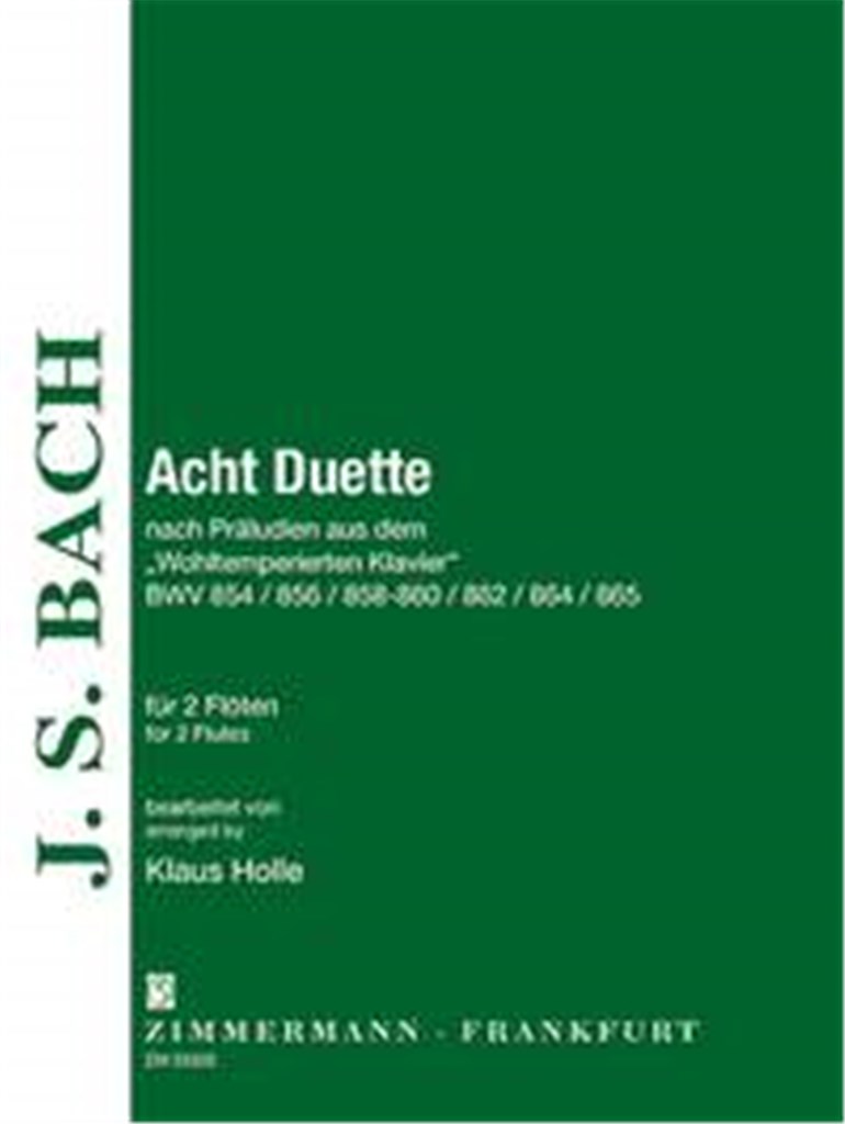 8 Duette nach Präludien aus dem "WTK"