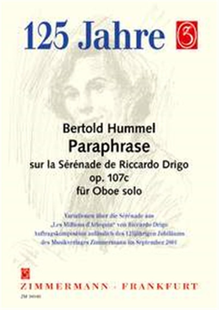 Paraphrase Sur La Sérénade De Riccardo Drigo
