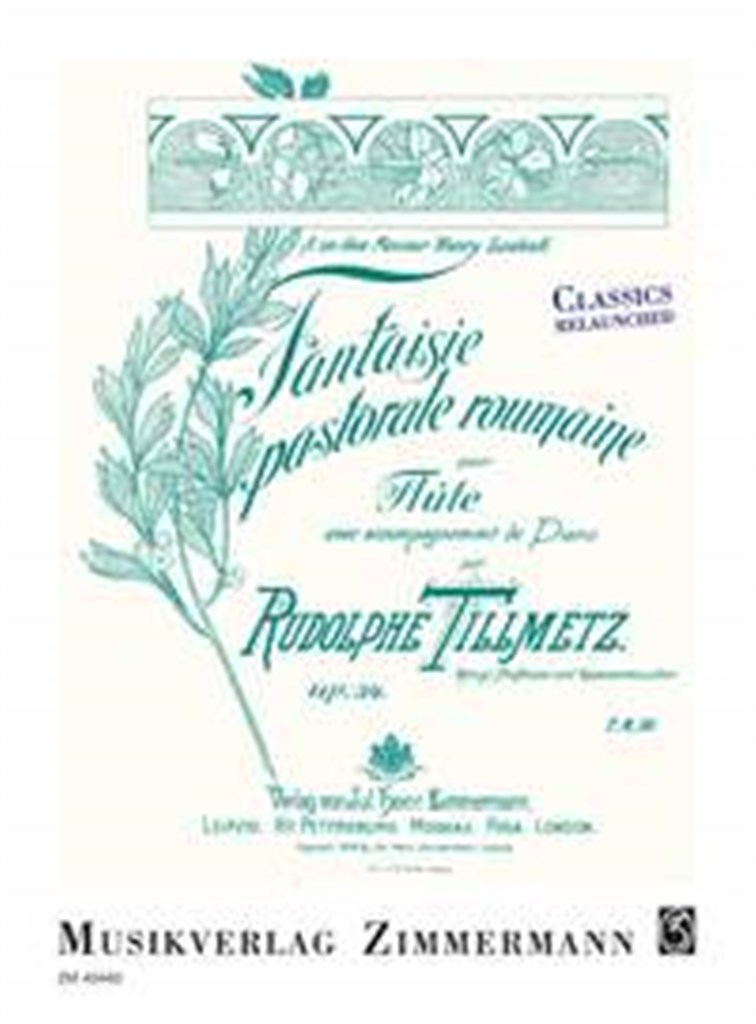 Fantaisie pastorale roumaine op. 34