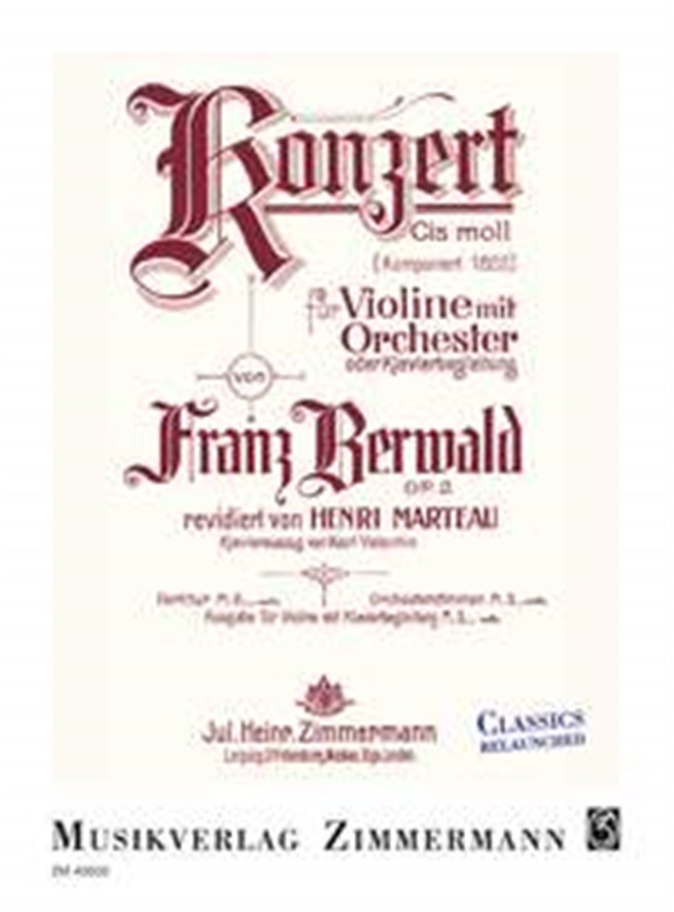 Violinkonzert op. 2 cis-Moll