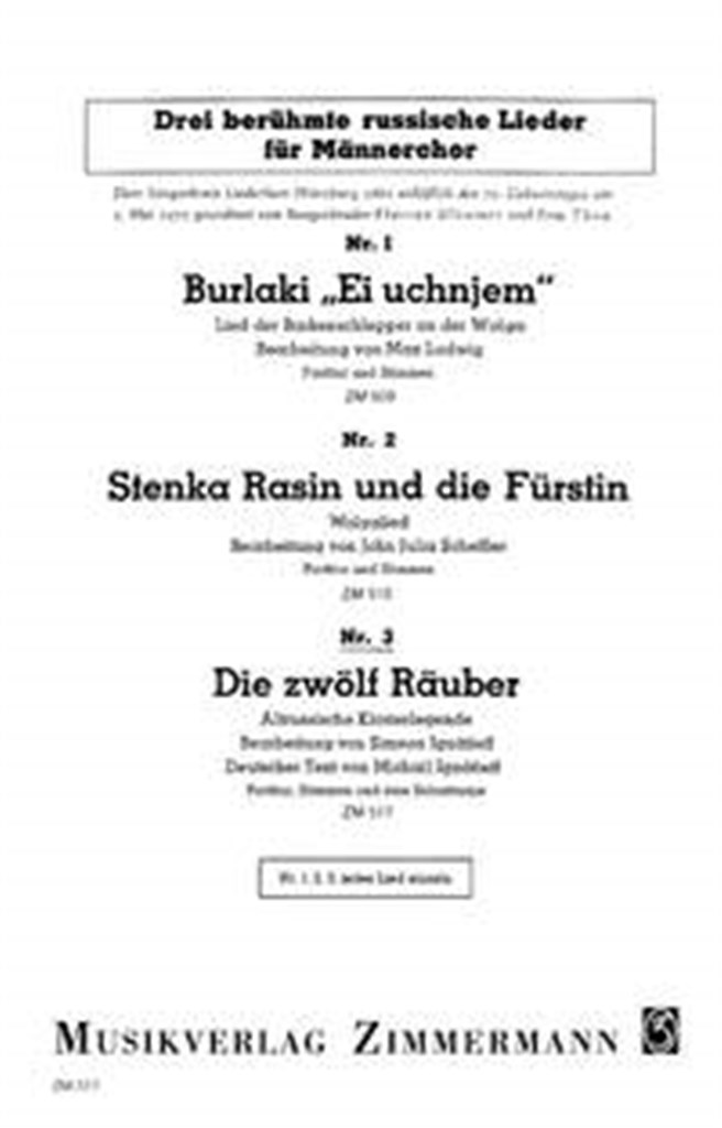 Die zwölf Räuber