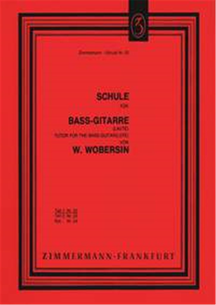 Schule für Bass-Gitarre (Laute) Teil I