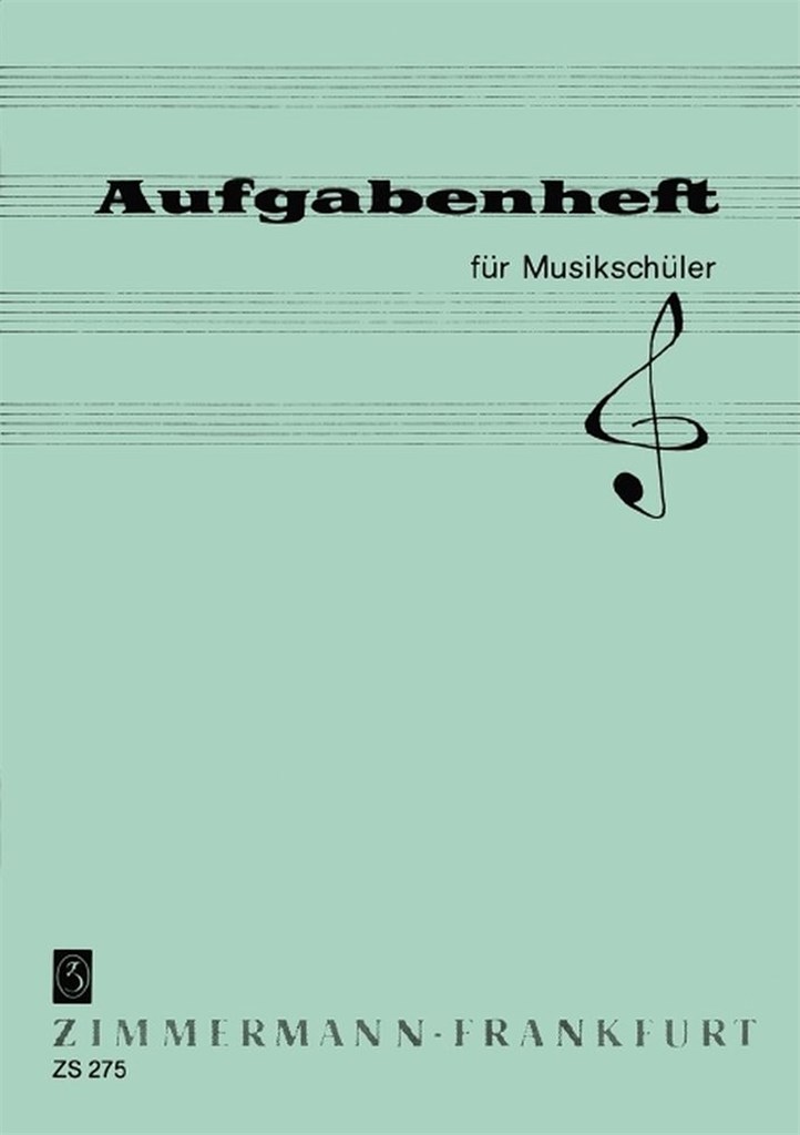 Aufgabenheft für Musikschüler