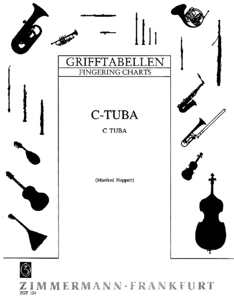 Grifftabelle für Tuba in C