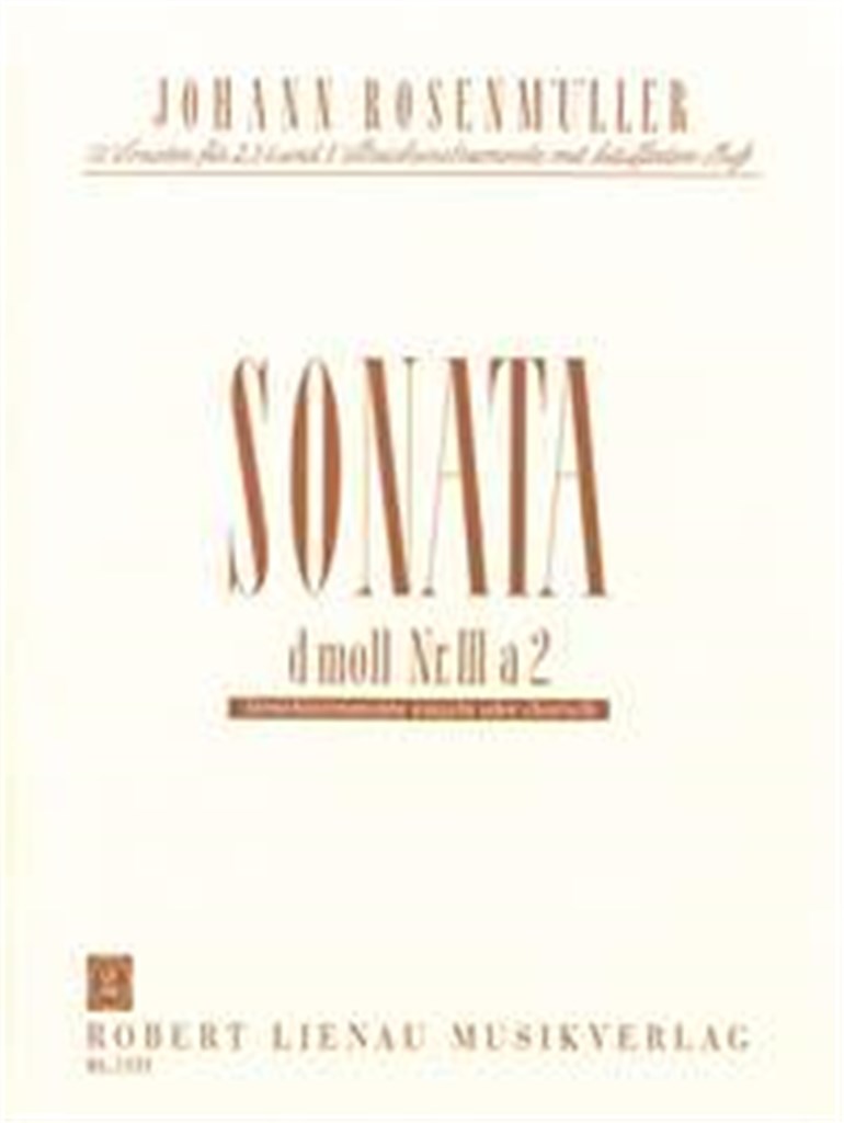 Sonata 3 d-Moll a 2