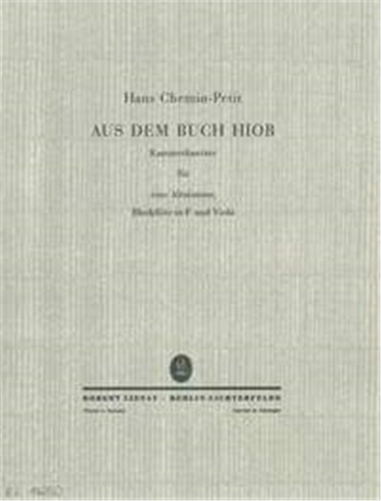 Aus dem Buche Hiob
