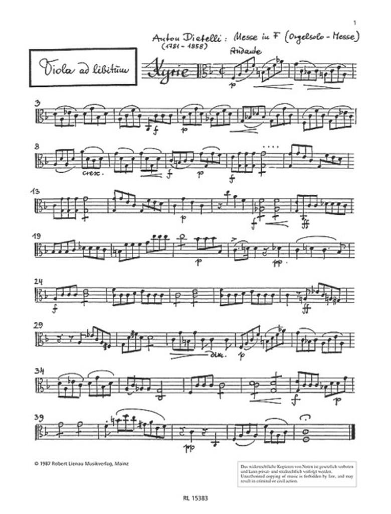Messe in F op. 49