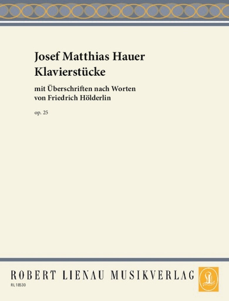 Klavierstücke op. 25