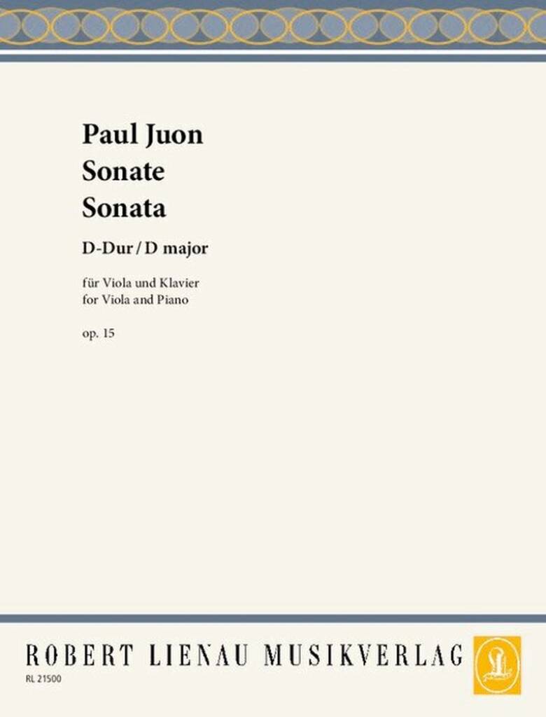 Sonate D-Dur op. 15
