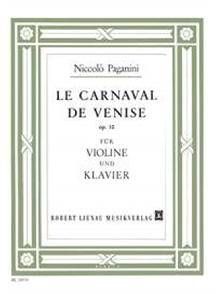 Le Carneval de Venise op. 10