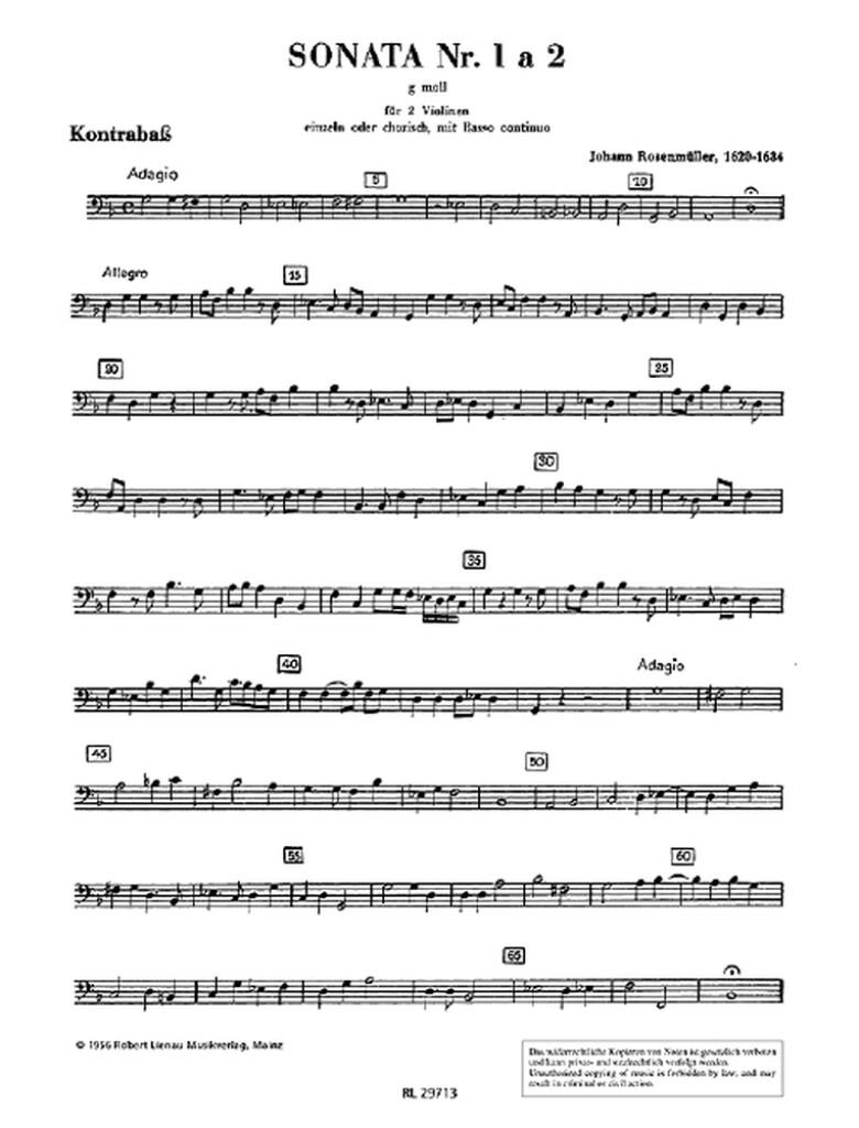 Sonata 1 g-Moll a 2