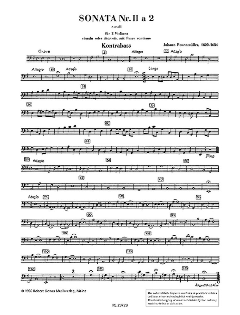 Sonata 2 e-Moll a 2