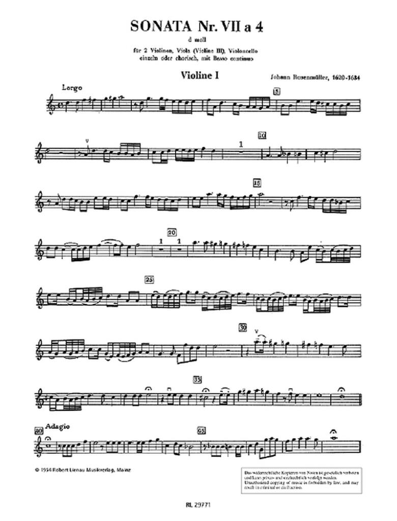 Sonata 7 d-Moll a 4